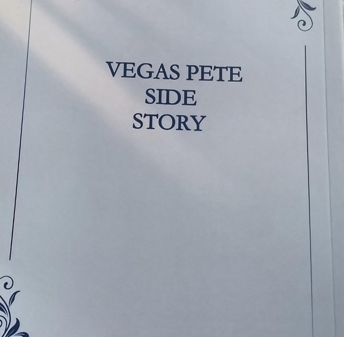 Vegaspete - Side Story Book